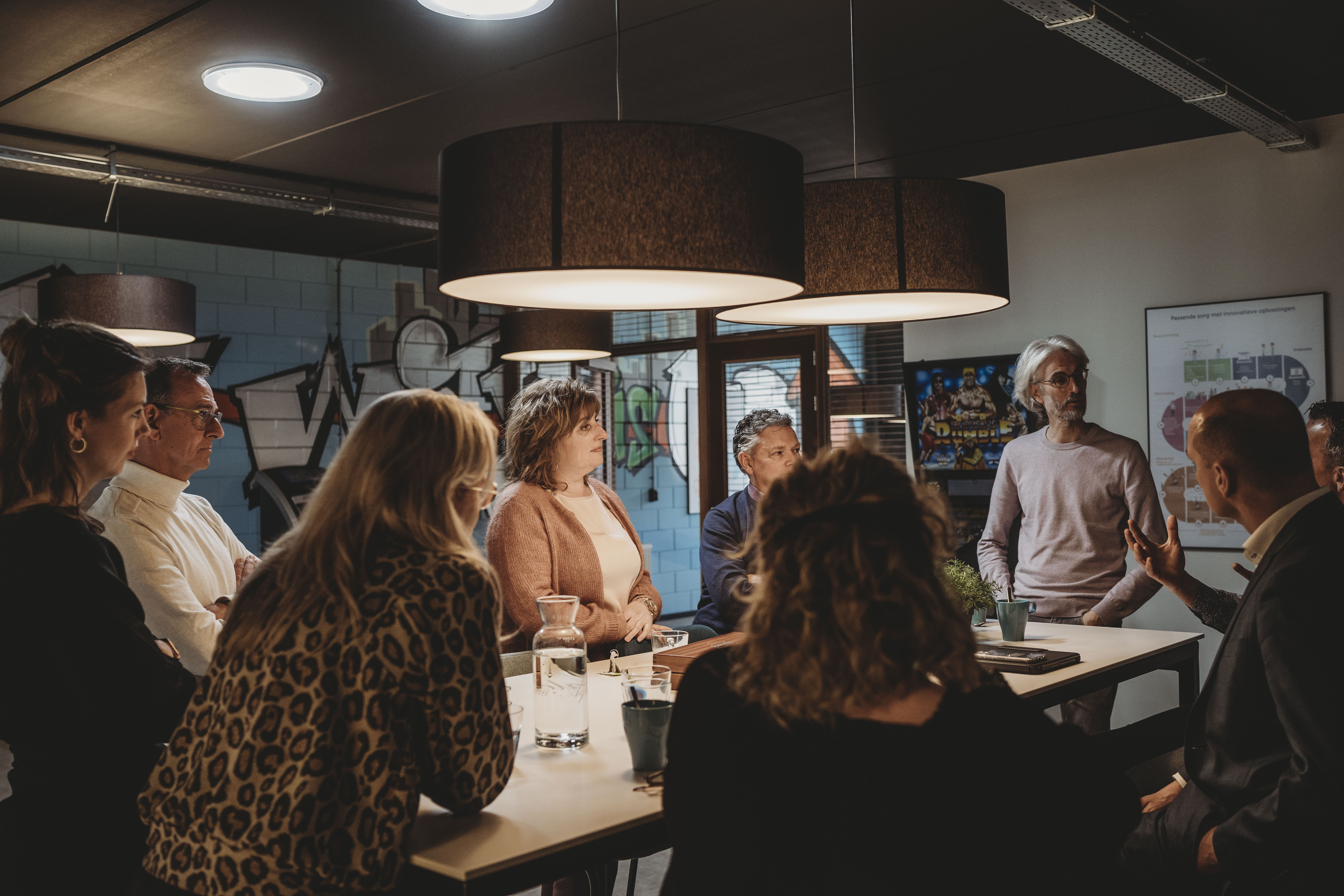 Directeur langdurige zorg (VWS) en directeur VGN zijn 15 maart op werkbezoek geweest bij Het Houvast